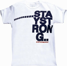 STAYSTRONG "STACK TEE" White