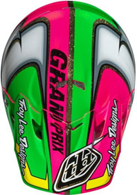 2012 TLD AIR Helm "WING IT White/Pink" Top