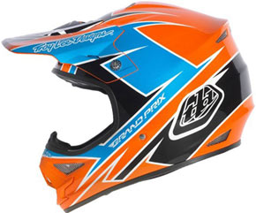 2013TLD AIR Helm "STINGER" Orange/Black
