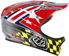 2013 TLD D2 COMPOSITE "AIR STRIKE" Red Silver