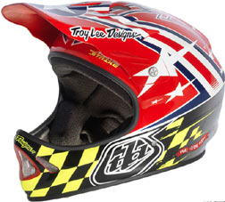 2013 TLD D2 COMPOSITE  "AIR STRIKE Red/ Silver"