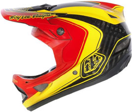 2013 TLD D3 CARBON SE "MIRAGE" Red/Yellow