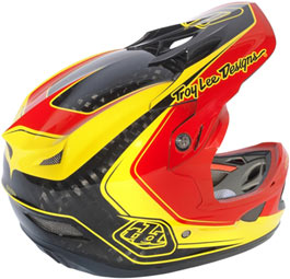 2013 TLD D3 CARBON SE "MIRAGE" Red/Yellow