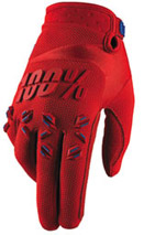 100%  AIRMATIC YOUTH GLOVES" FIRE RED
