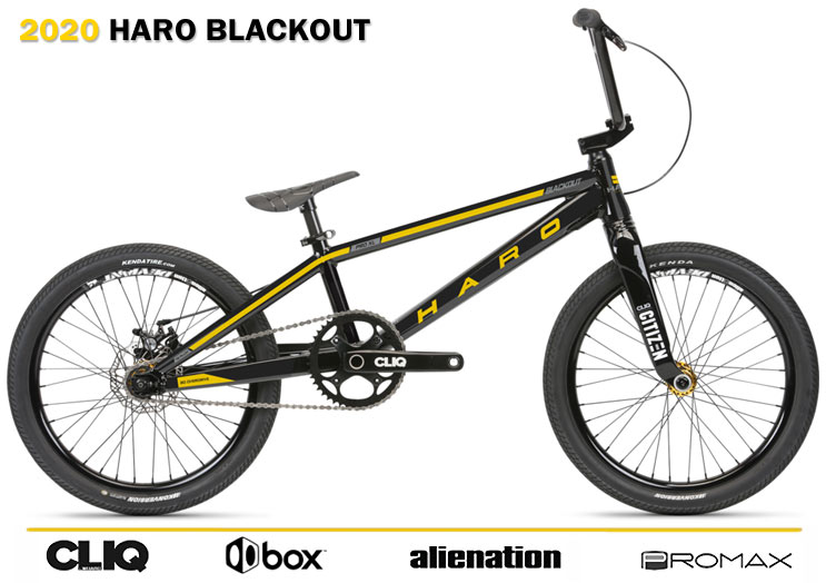 2020 HARO BMX RACE 'BLACKOUT' PRO XL