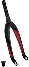 IKON TAPERED CARBON RACE FORKS- Red