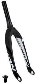 IKON TAPERED CARBON RACE FORKS- White