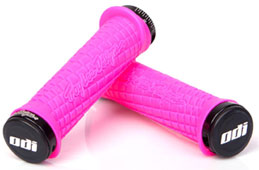 ODI  'TROY LEE DESIGNS' Lock-On Grips (Bonus Pack) Pink