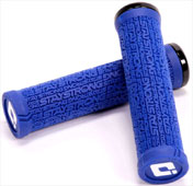 ODI X 'STAYSTRONG REACTIV' Lock-On Grips BLUE