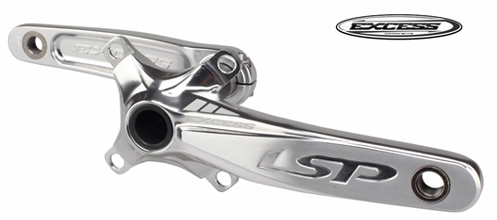 EXCESS "LSP" 2-PC CRANK SILVER POLISHED