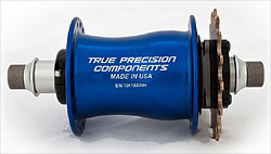 True Precision 'STEALTH S3' BMX HR Hubs BLUE