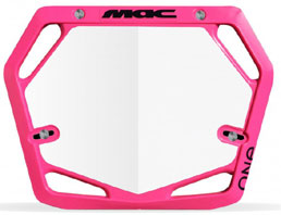 Mac 'ONE PRO Numberplates Pink