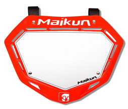 MAIKUN 3D PRO Number Plate RED