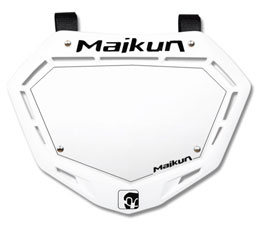 MAIKUN 3D PRO Number Plate WHITE